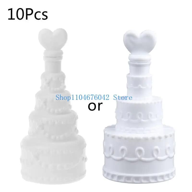10 Pcs/Set Empty Bubble Soap Bottles Wedding/Suit/Cake/Champagne Bubble Wands Valentine's Day Gifts Wedding Party Favors