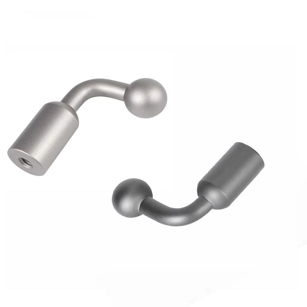 Supporto per adattatore per testa a sfera da 17 mm in lega di alluminio per treppiede per moto, bicicletta, connettore per supporto per clip GPS, staffa per telefono cellulare