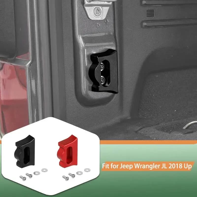 Limitatore del portellone posteriore in lega di alluminio Tappo del portellone posteriore Fermo della porta del bagagliaio posteriore per Jeep Wrangler JL 2018 Up Accessori auto