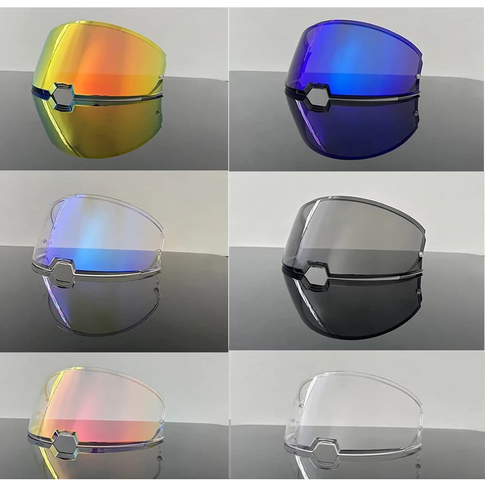 Per LS2 FF906 Advant accessori per casco moto lente PC resistente ai raggi UV modello FF906 kit parasole di ricambio scuro fumo