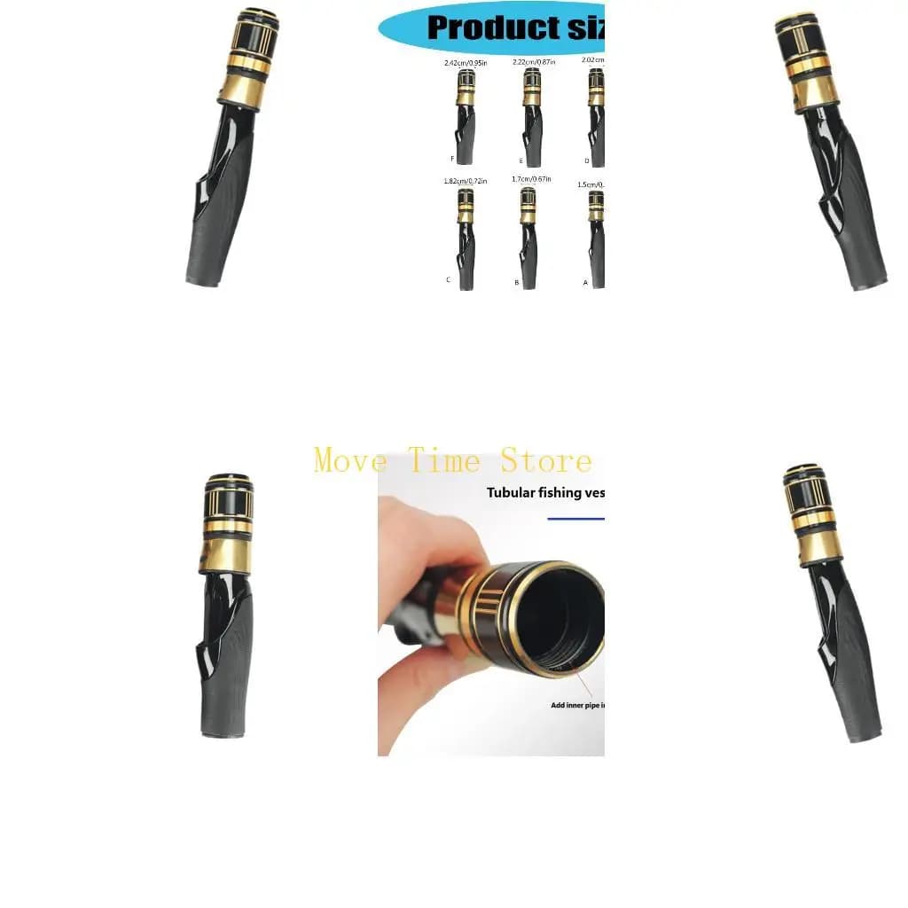 92ME Fishing Rod Casting Reel With Ergonomic Grip Fishing Rod Clip Tube For Enhanced Comfortable Enduring