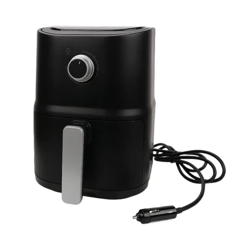 200W 24V 2.5L Electric Air Fryer For Camping Travel Oil Free Cooking In Truck