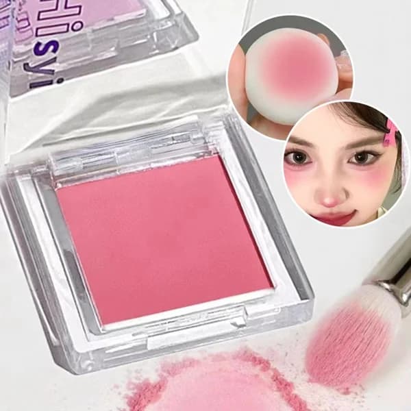 Fard monocromatico, cosmetici opachi illuminanti, evidenziazione, colore di espansione, trucco giovanile e naturale