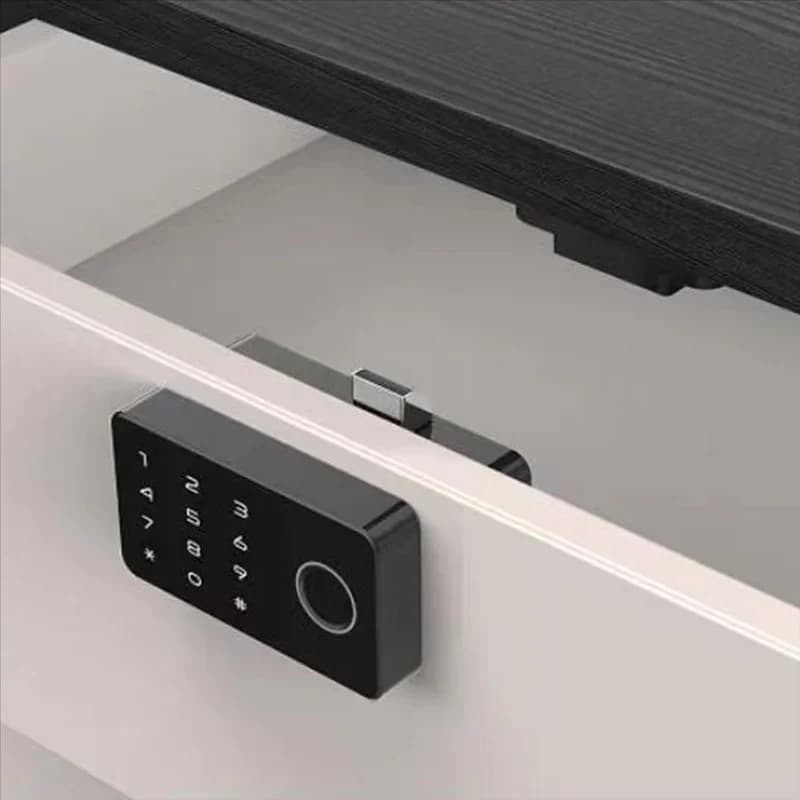 B97A-Tuya Smart Fingerprint No Punch Cam Lock Cabinet Lock Door Drawer Classificazione Cabinet Post Mail Locker Serrature per armadi