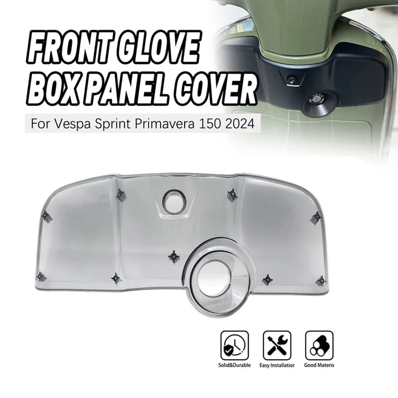 Super Sale Motorcycle Glove Box Panel Cover Front Shield Top Case for Vespa