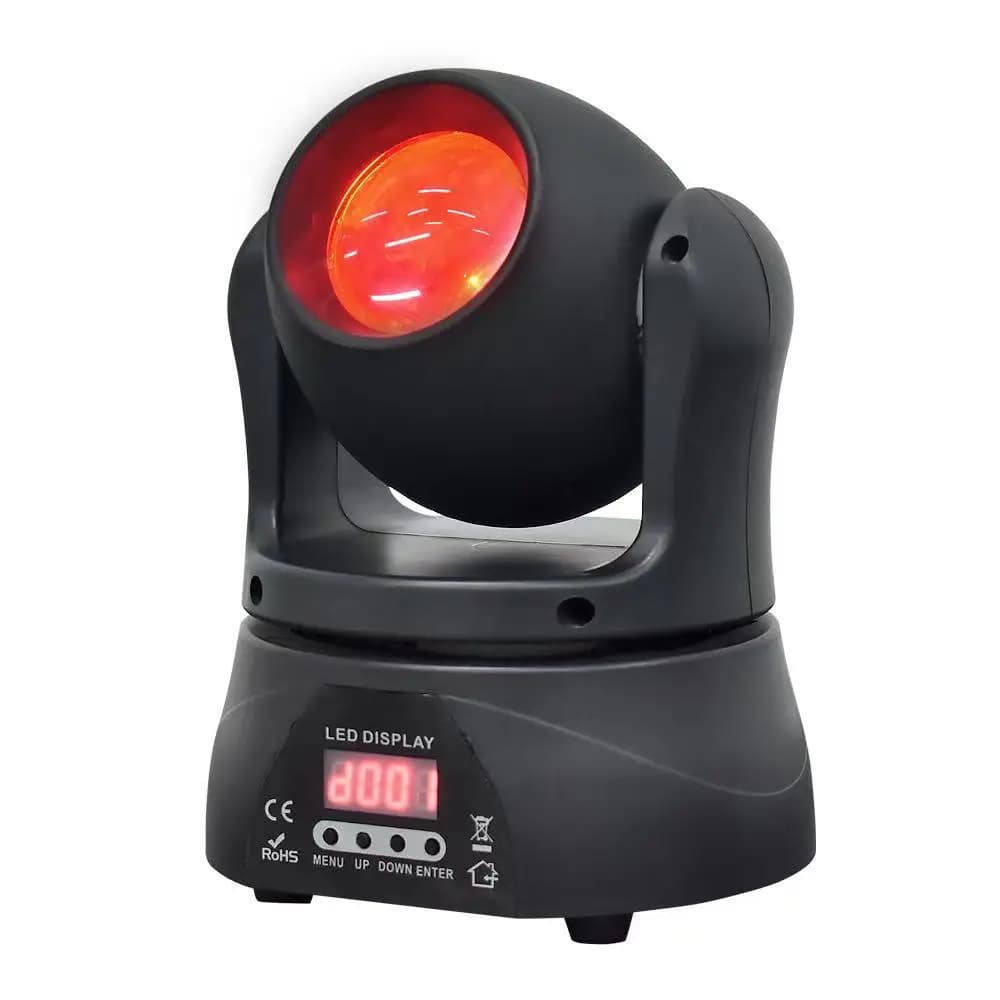 Nuovo Mini 20W RGBW LED Spot Beam Moving Head Light adatto per DJ Disco Party Wedding Bar Stage Lighting