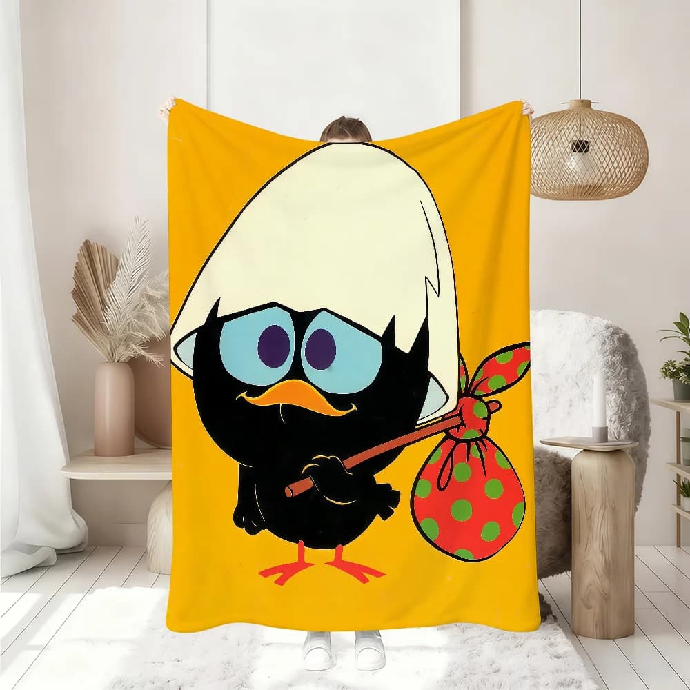 Cute Funny Cartoon Art C-CalimeroS Blanket Soft Throw Blanket for Home Bedroom Bed Sofa Picnic Travel Office Cover Blanket Gift