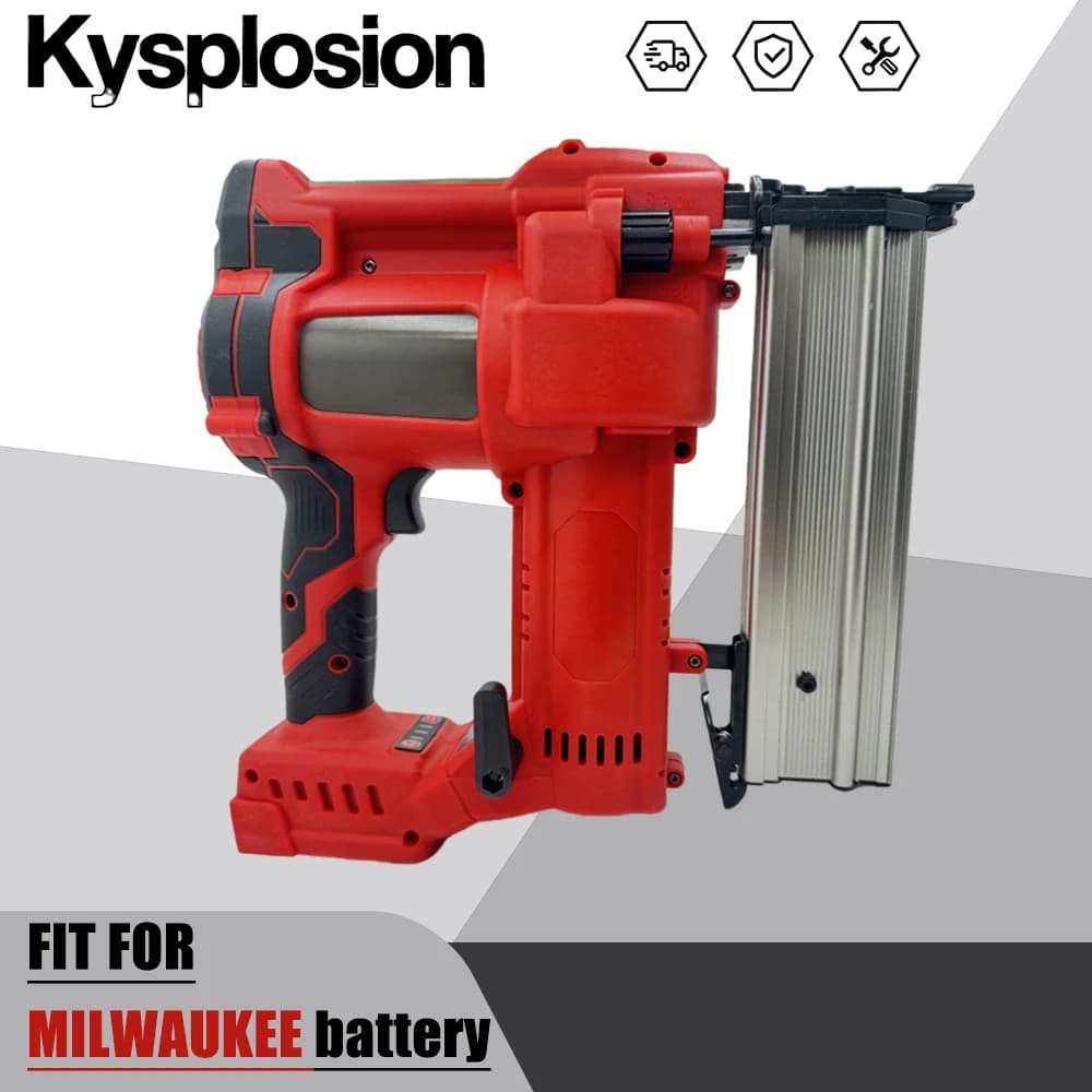 Pistola chiodatrice/cucitrice elettrica senza spazzole portatile multifunzionale 10-50MM senza fili 2 in 1 con chiodi per batteria MILWAUKEE 20V