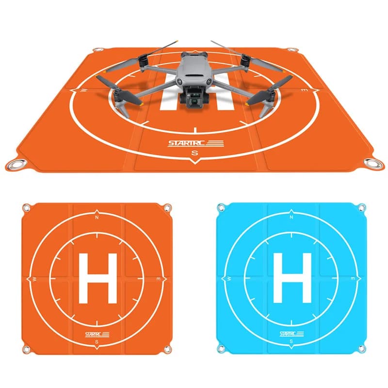 Tappetino di Atterraggio per DJI Mavic 3 PRO, Multi-Misura 50cm 56cm 65cm 80cm, Pieghevole e Impermeabile, Tappeto di Sicurezza per Droni