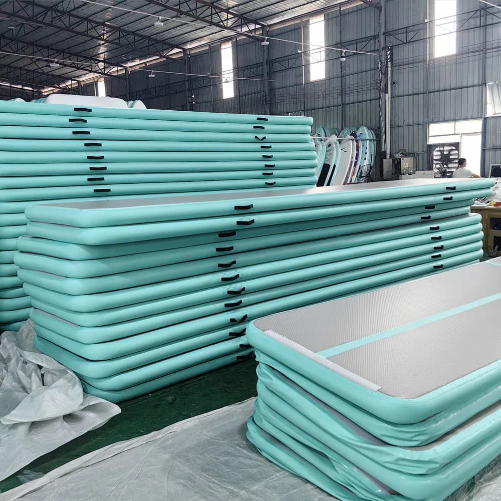 Materassino Gonfiabile Personalizzato in PVC per Ginnastica, Tappetino per Yoga, Materassino per Ginnastica Artistica, Air Track