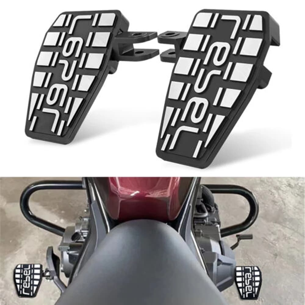 Moto In Alluminio Anteriore Conducente Pedane Pedane Pedali Larghi Per Il 2021-2023 Honda Rebel 1100 CMX1100
