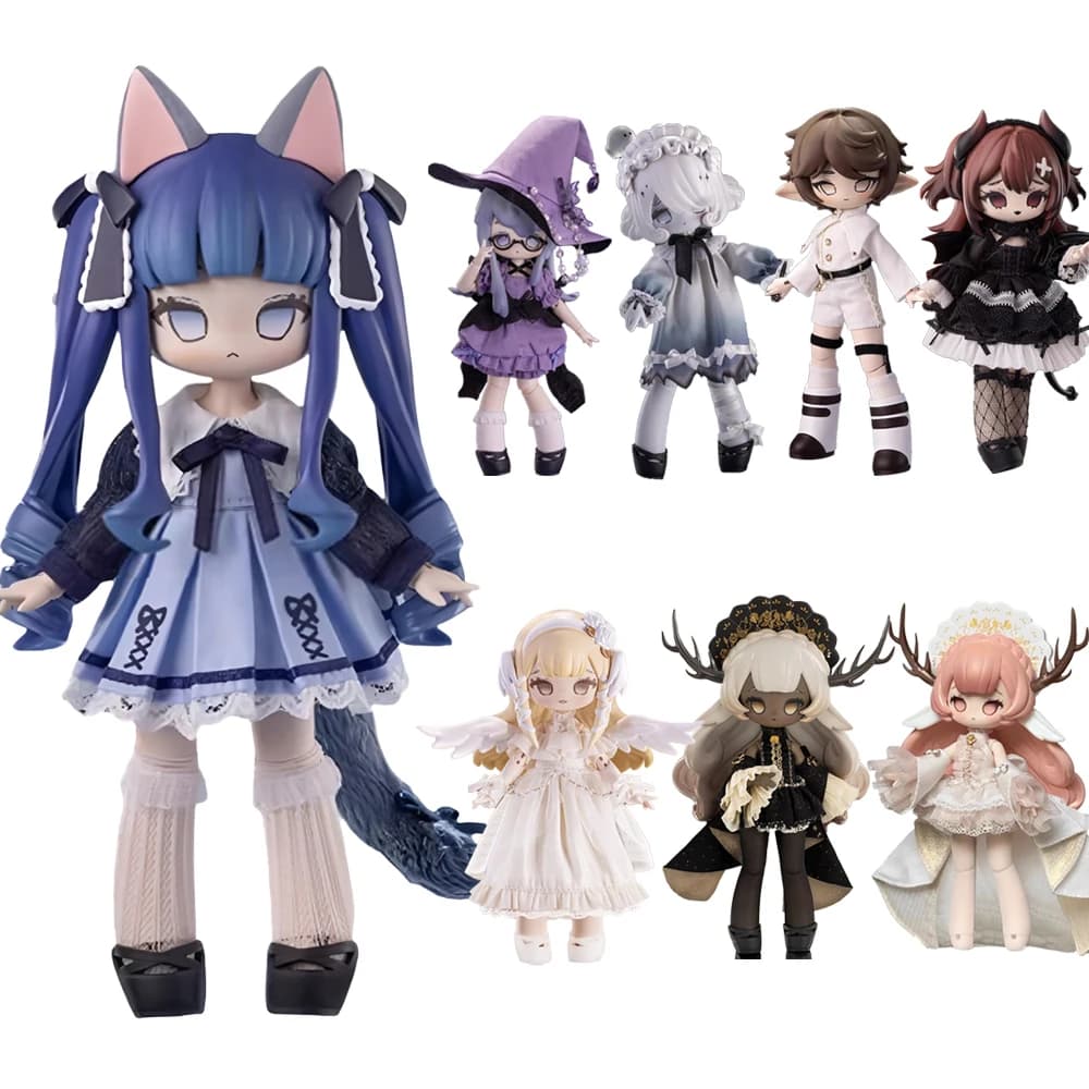 Arcane Circuit BJD 1/12 Blind Box Bambola Articolata Sorpresa di Natale Regalo per Ragazze Giocattolo da Collezione Trendy Decorazione Action Figure