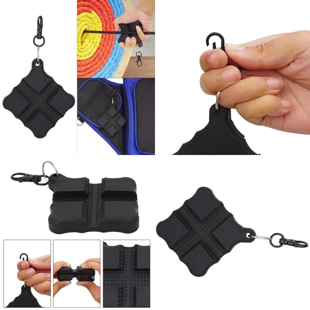 Q39E Archerys Estrattore frecce Estrattore frecce in silicone Estrattore bersagli Pinza con clip da cintura per da