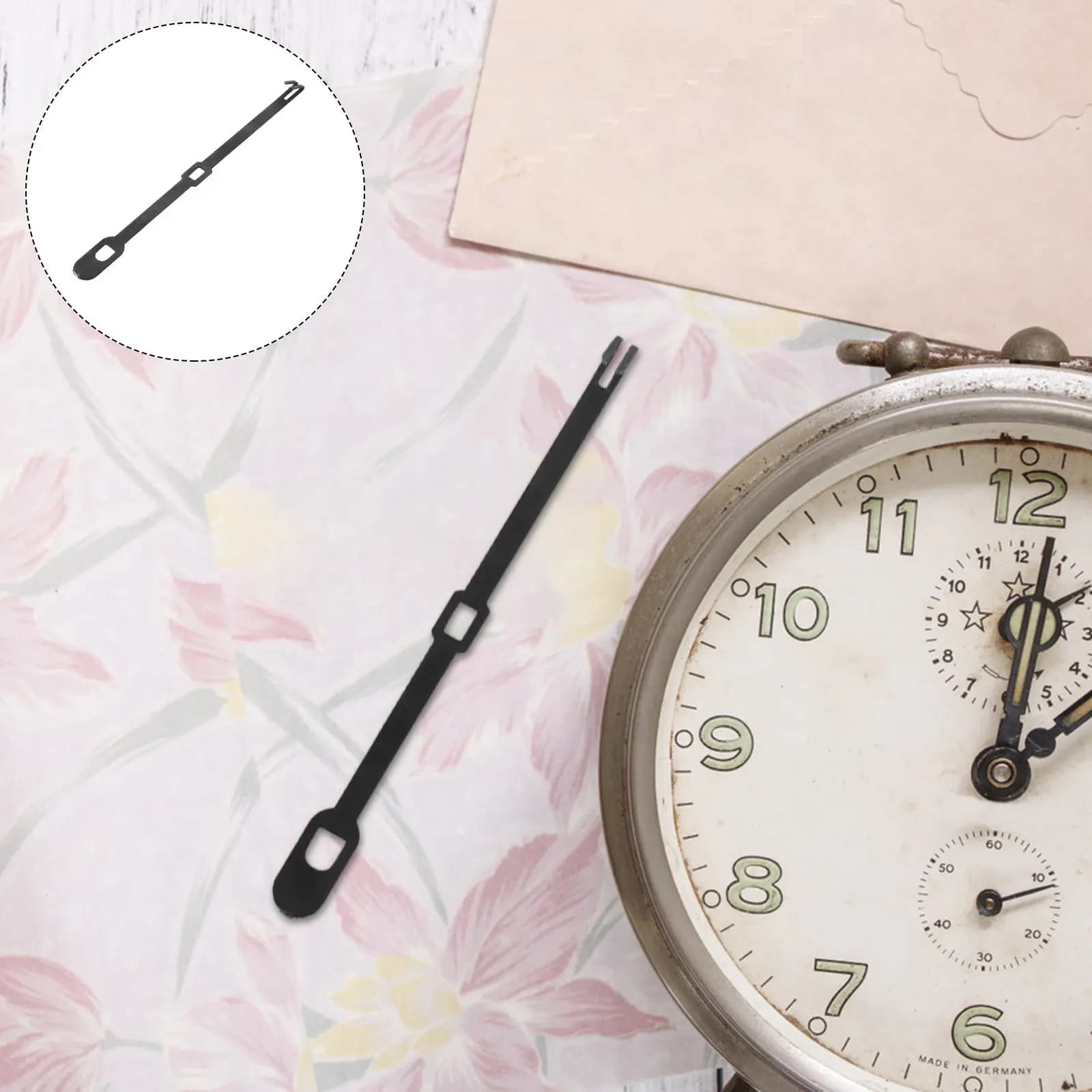 12inch Quartz Wall Clock Pendulum Replacement Traditional Mechanical Black Retro Clock Pendulum Accessories For Home Decoration