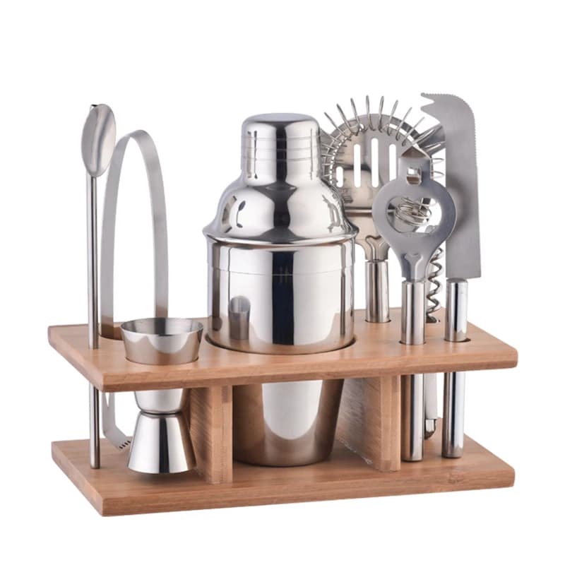 Set shaker per avviamento bar ktv utensili cocktail in acciaio inossidabile