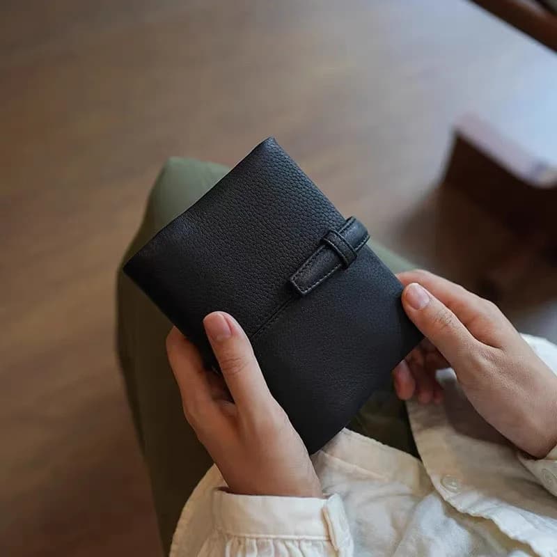 A7 Size Rings Planner 6 loose leaf binder Rings Vegetable Tanned Leather Notebooks Organizer Diary Journal