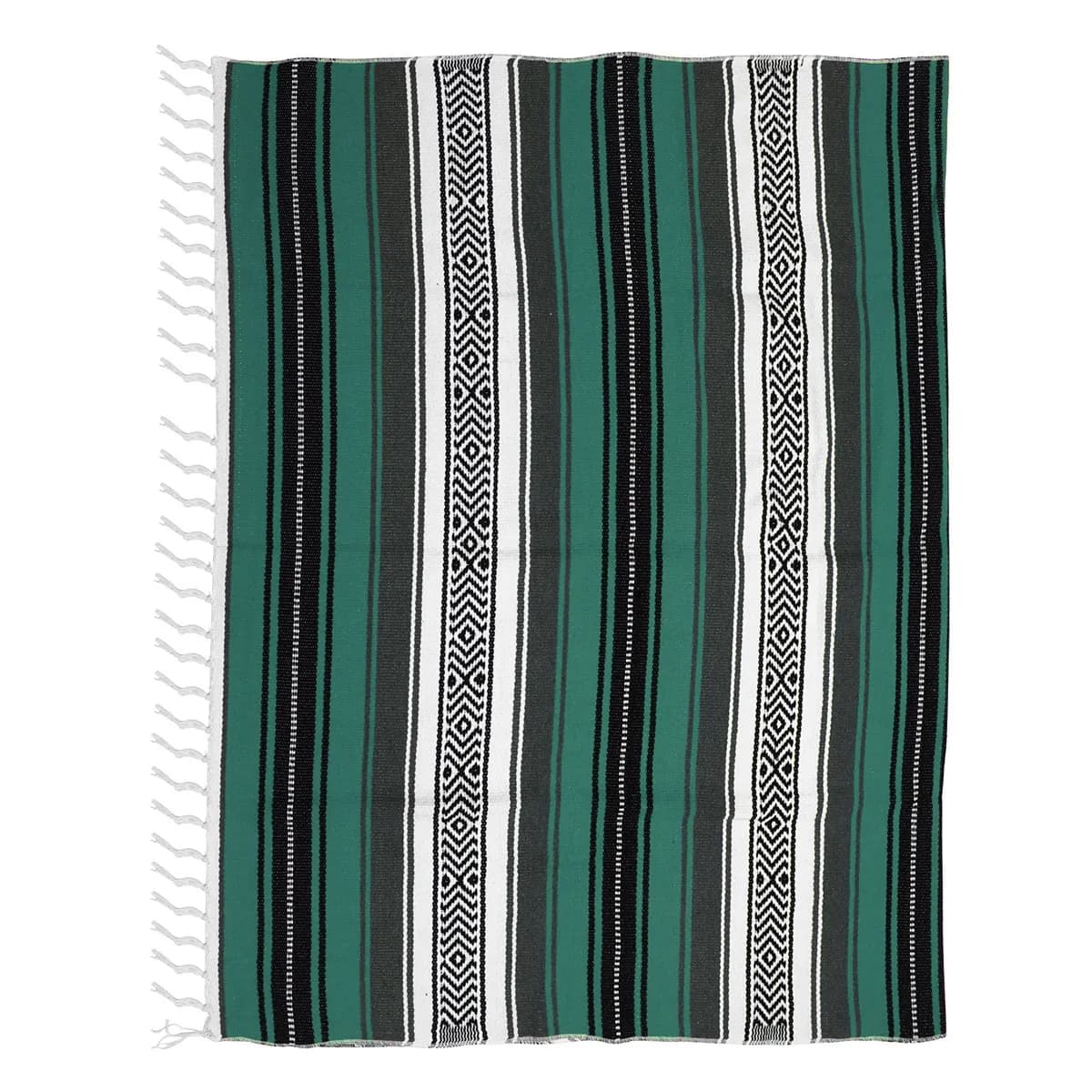 Tappetino Yoga Compatibile con Coperta Messicana, Morbido e Spesso in Cotone e Poliestere, Plaid Serape per Ufficio, Divano, Spiaggia, Auto, Soggiorno 130x180cm
