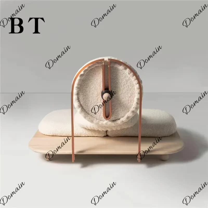 VBF Nordic Minimalist Solid Wood Lounge Chair Tatami Meditation Cushion Floor Seat For Yoga Relaxation Modern Light Luxury