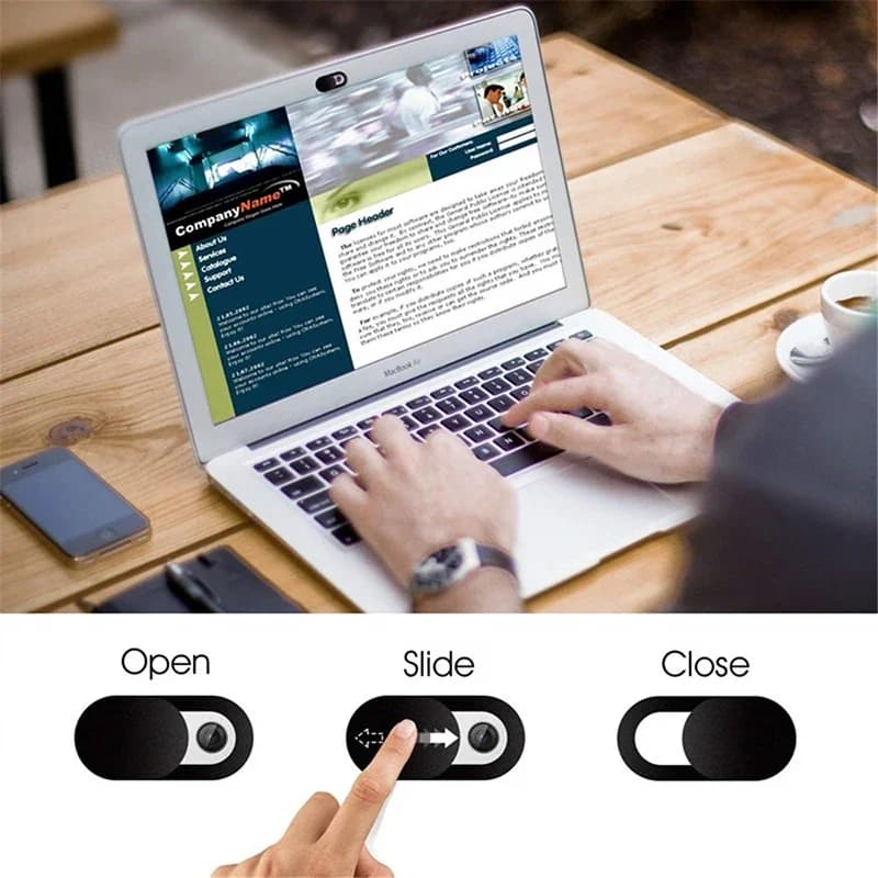 vvocci For iPad PC Macbook Tablet lenses Privacy Sticker Slider Phone Antispy Laptop Camera Sliding 20/10/5/1pcs Webcam Cover