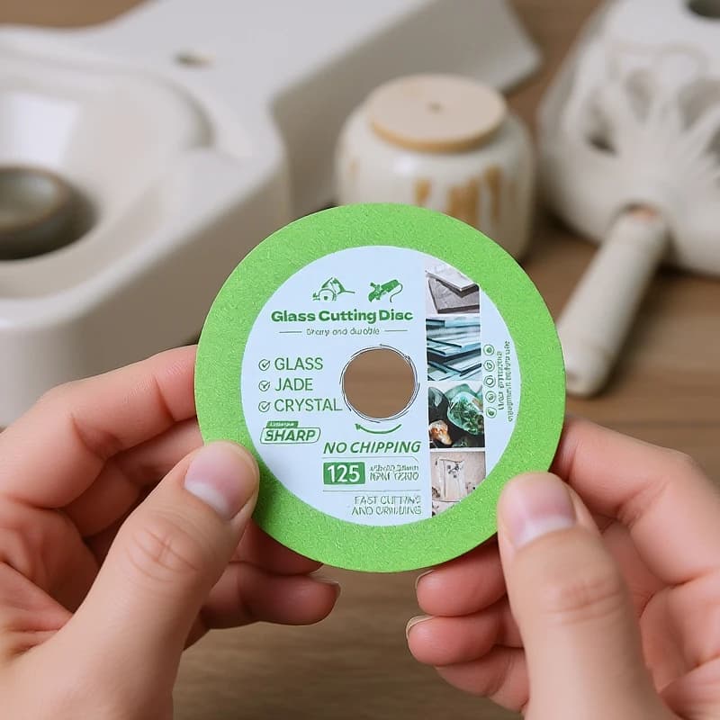 1 pezzo 100/115/125mm Lama per sega ultrasottile Diamante Giada Bottiglia di vino Polacco in ceramica Smerigliatrice angolare Disco da taglio per vetro