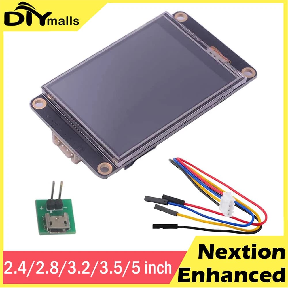 Nextion Enhanced 2.4/2.8/3.2/3.5/5 pollici HMI Display Touch Screen resistivo 5V TFT LCD 320x240 per Arduino ESP32 Board NX3224K024