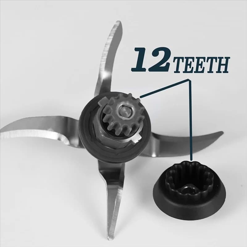 Connettore RALCA per Monsieur Cuisine Plus C3 D4 E5 Testine per interruttore a parete Frullatore Ingranaggio di azionamento 12T con pad