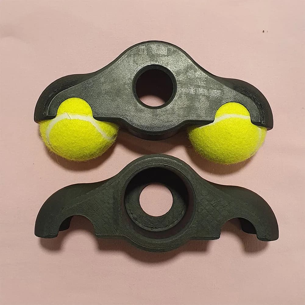 Cuscinetti per piedi da allenamento per ciclismo Cuscinetti per piedi per pallina da tennis ammortizzante per Wahoo Kickr Core Bici da ciclismo per interni antiscivolo per la casa