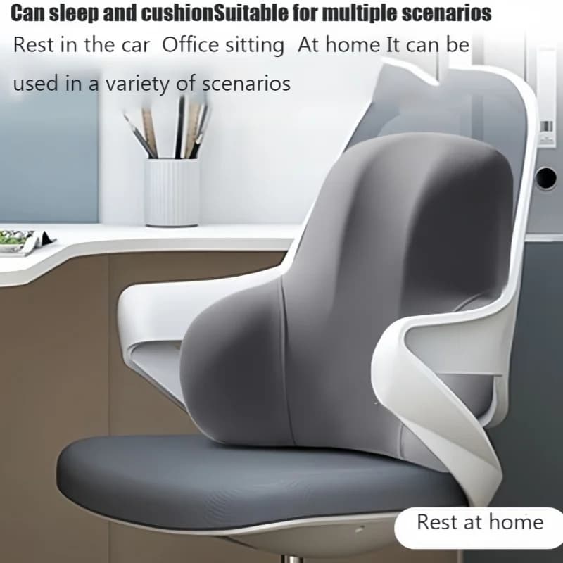 Cuscino per schienale lombare in memory foam da 1 pezzo per sedie da gioco per ufficio in auto e supporto per la vita dopo il parto Pillo multifunzionale per alleviare il dolore