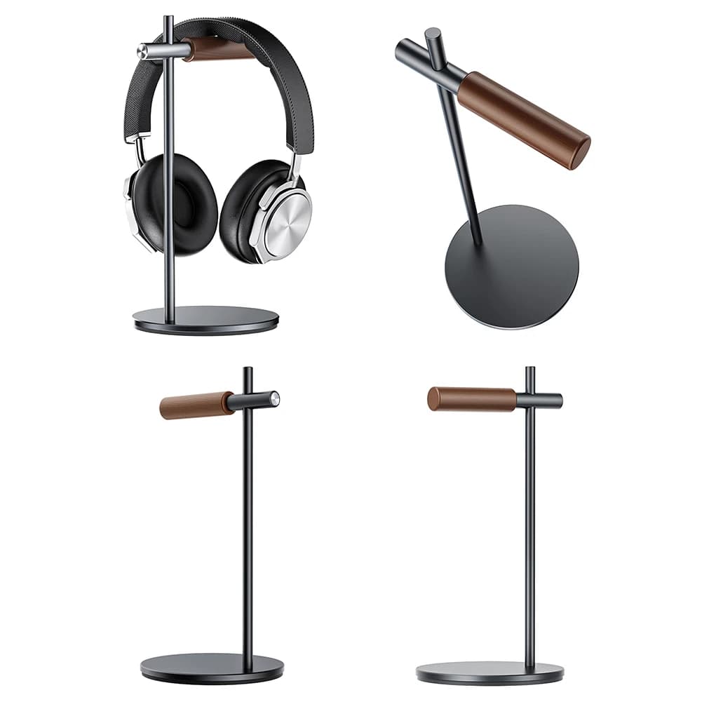 Supporto per cuffie in lega di alluminio, supporto antiscivolo per esposizione auricolari, supporto staccabile per cuffie da gaming per Apple Vision Pro