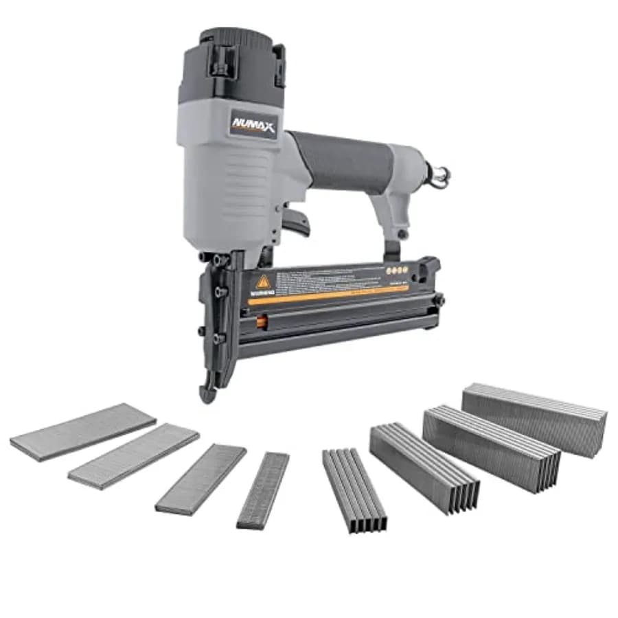 S2118GWN Chiodatrice/Graffatrice Pneumatica 2-in-1 da 18 Gauge con Chiodi e Graffette, Confezione da 4000 Pezzi