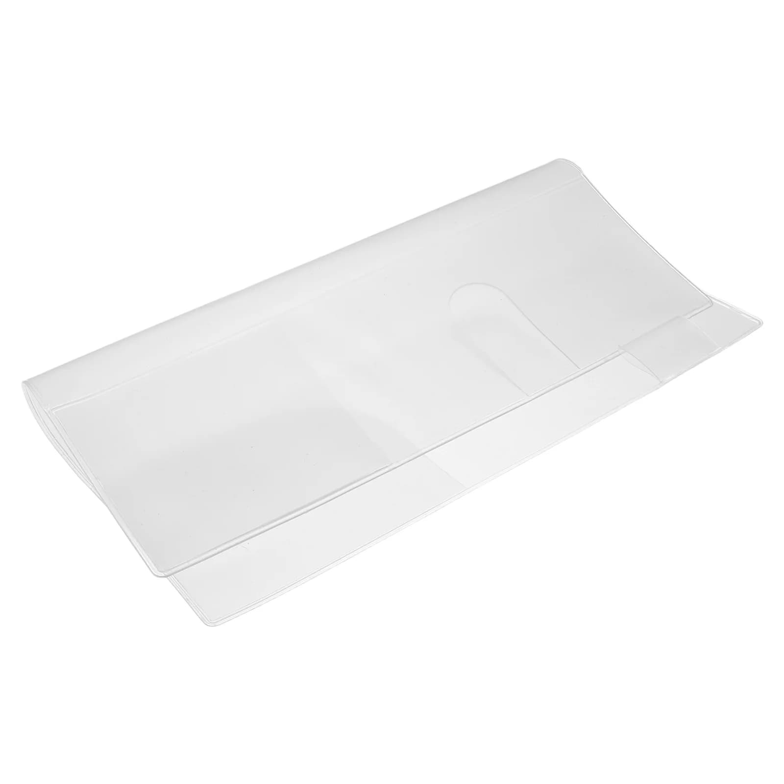 Copertina per giacca da libro Protezione satinata impermeabile in PVC per notebook con copertina rigida Diario Planner Libro di testo Custodia in plastica trasparente riutilizzabile
