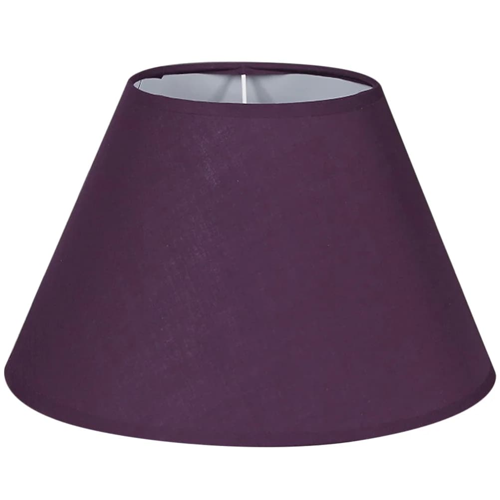 Paralume in tessuto stile vintage Pannello in PVC trasparente Paralume in tessuto cilindrico per lampada da scrivania Lampada da parete Paralume a tamburo