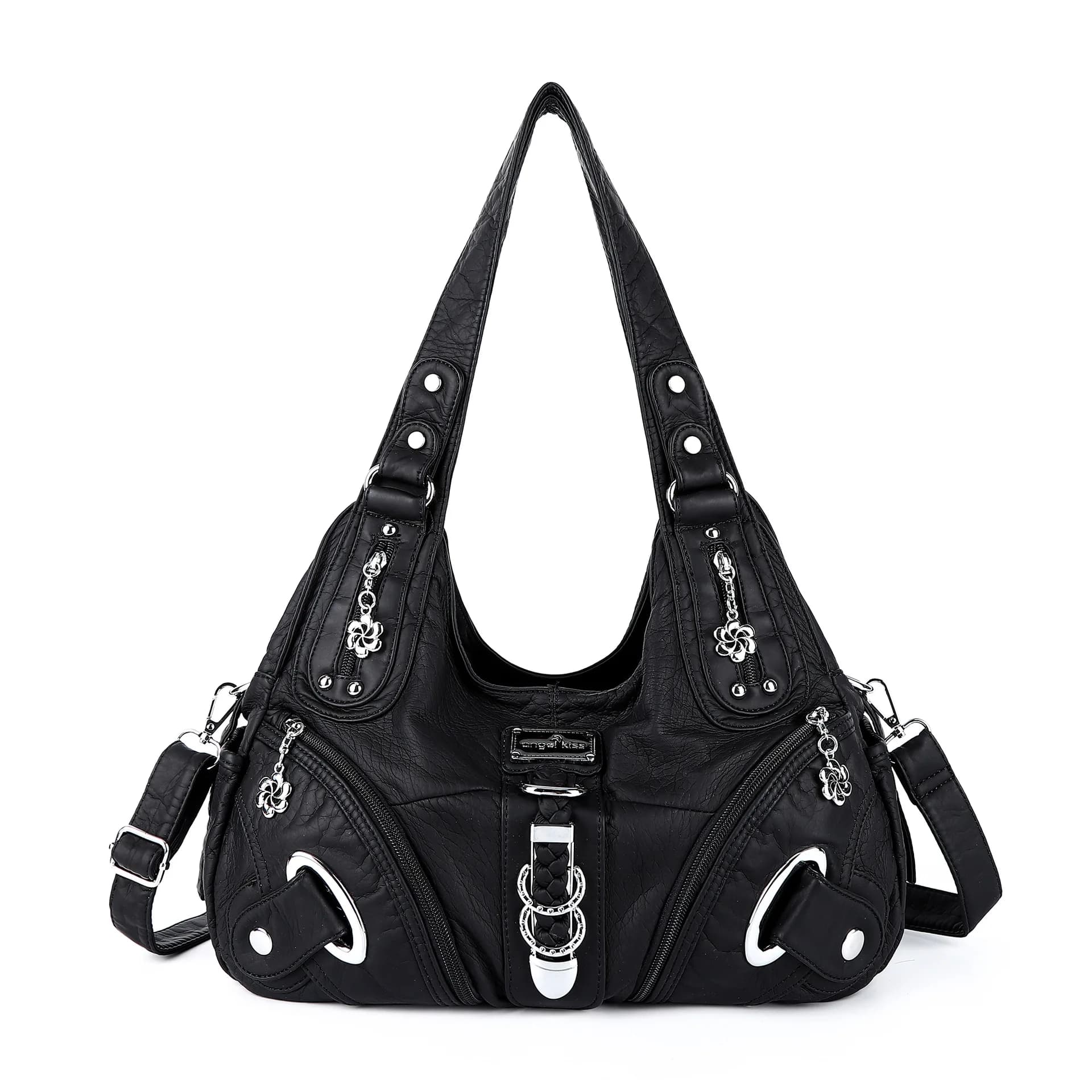 Borse da Donna Versatili, Borsa a Spalla alla Moda, Borsa Grande con Manico Superiore, Borsa a Tracolla Multitasche, Borsa a Spalla Grande