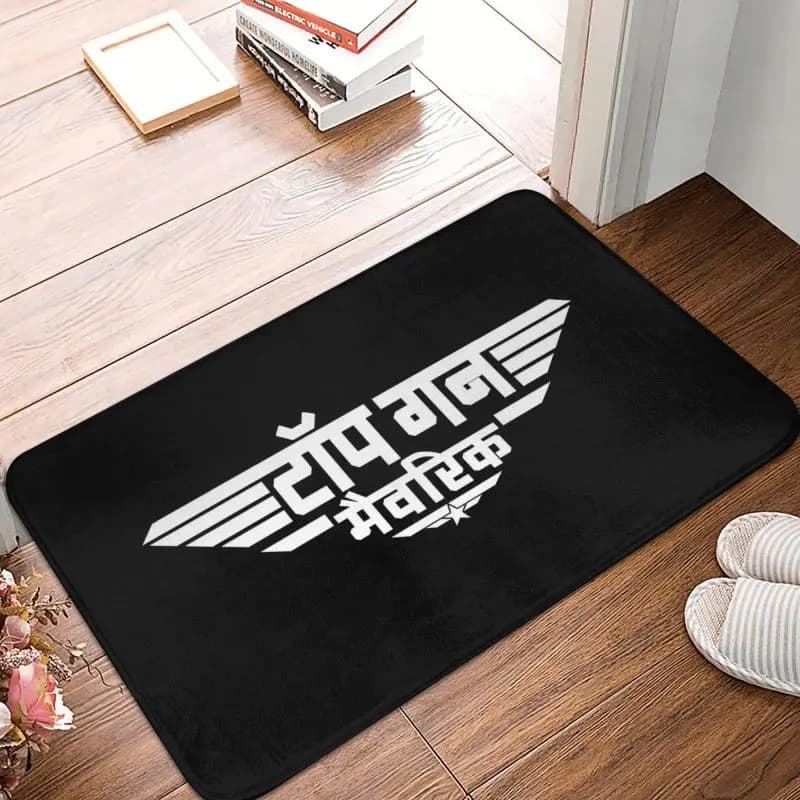 Personalizzato Hot Film Top Gun Maverick Porta da pavimento Tappetini da bagno da cucina Zerbino esterno antiscivolo Tappeto da ingresso per giardino