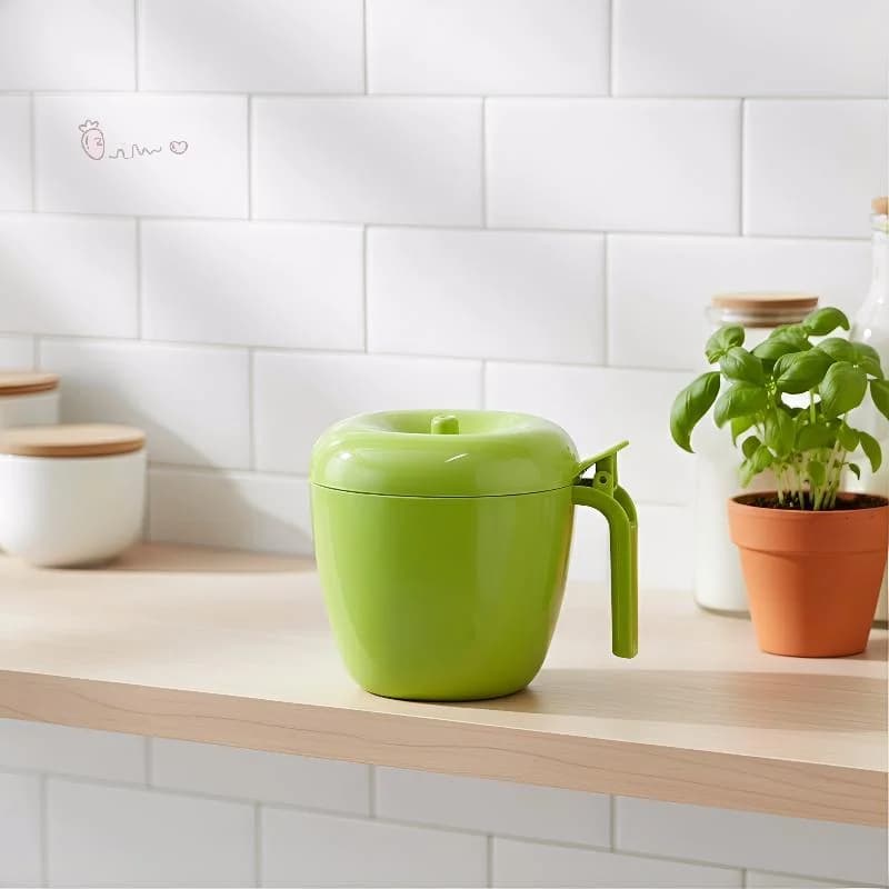 Set di Barattoli Creativi in Plastica per Spezie, Organizzatore per Campeggio e Cucina