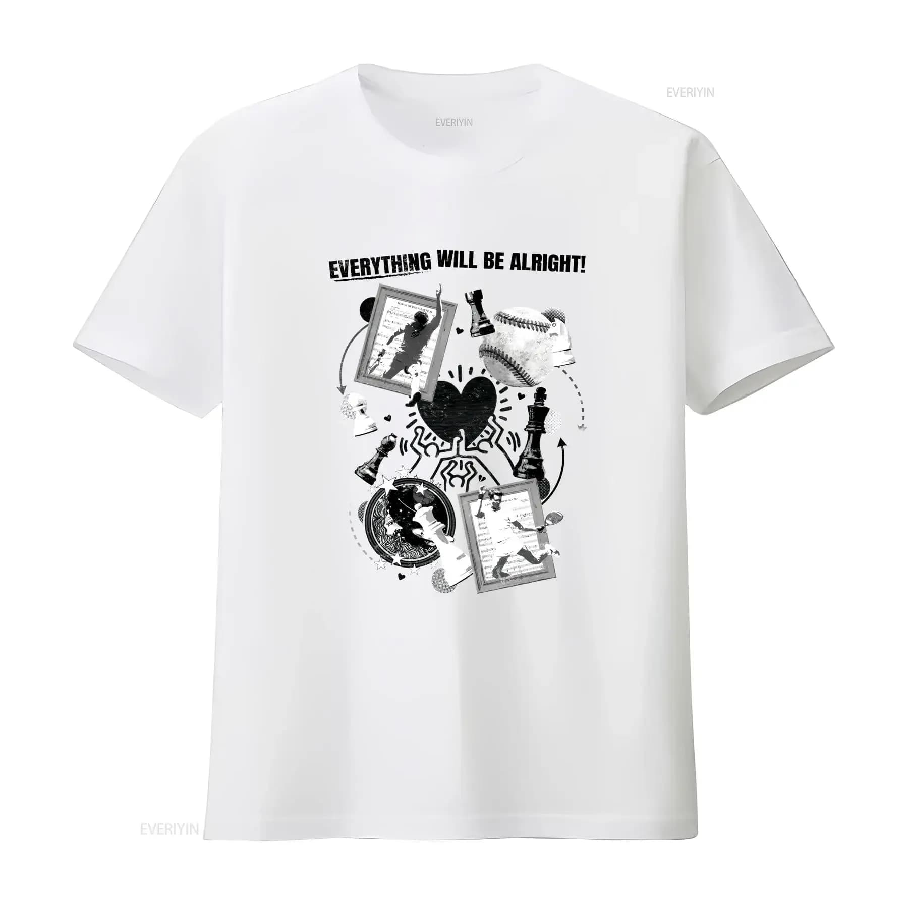 Falsettos T-shirt di ispirazione musicale vintage Grafica lavata streetwear Elegante e confortevole Leggermente moda homme