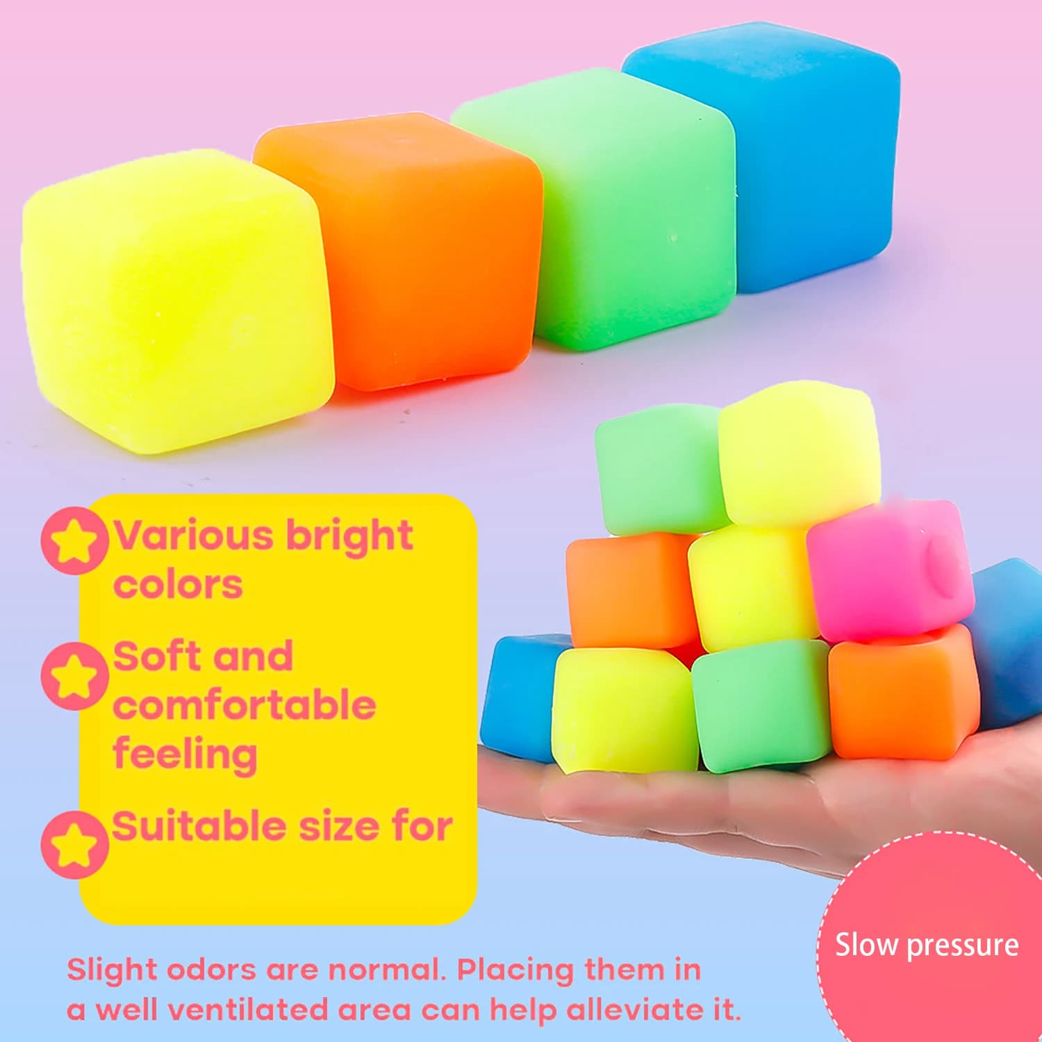 New Restless Dough Pressure Ball Soft Fidget Clay Cute Sensory Toy Anxiety Soothing Stress Relief Anti-Stress Fidget Plaything