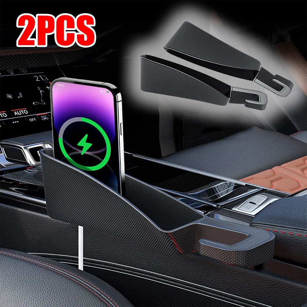 Organizer universale per sedile auto, scatola portaoggetti multifunzione, tasca laterale per riporre portafoglio, chiavi, carte, accessori per sedile auto