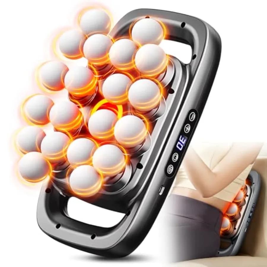 Massage Guns for Deep Textiles, Valentine's Gifts, Massage for the Column with 20 Heads, Set Pistol Massage for 20 Heads, Muscular Massage Silent Portable