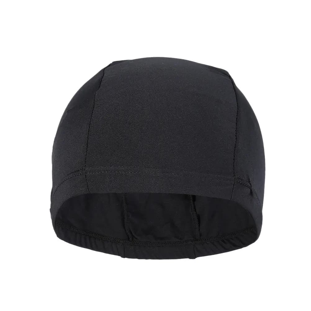2Pcs Polyester Swim Caps Stretchable Comfortable Fit for Men Women Long Hair Secure Fit Uv Protection Quick Dry Swim Cap