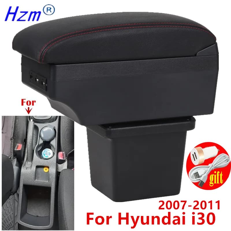 Car Armrest For Hyundai I30 Armrest Box For Hyundai Elantra Touring I30 FD I30cw 2007-2011 Storage Box Retrofit Car Accessories