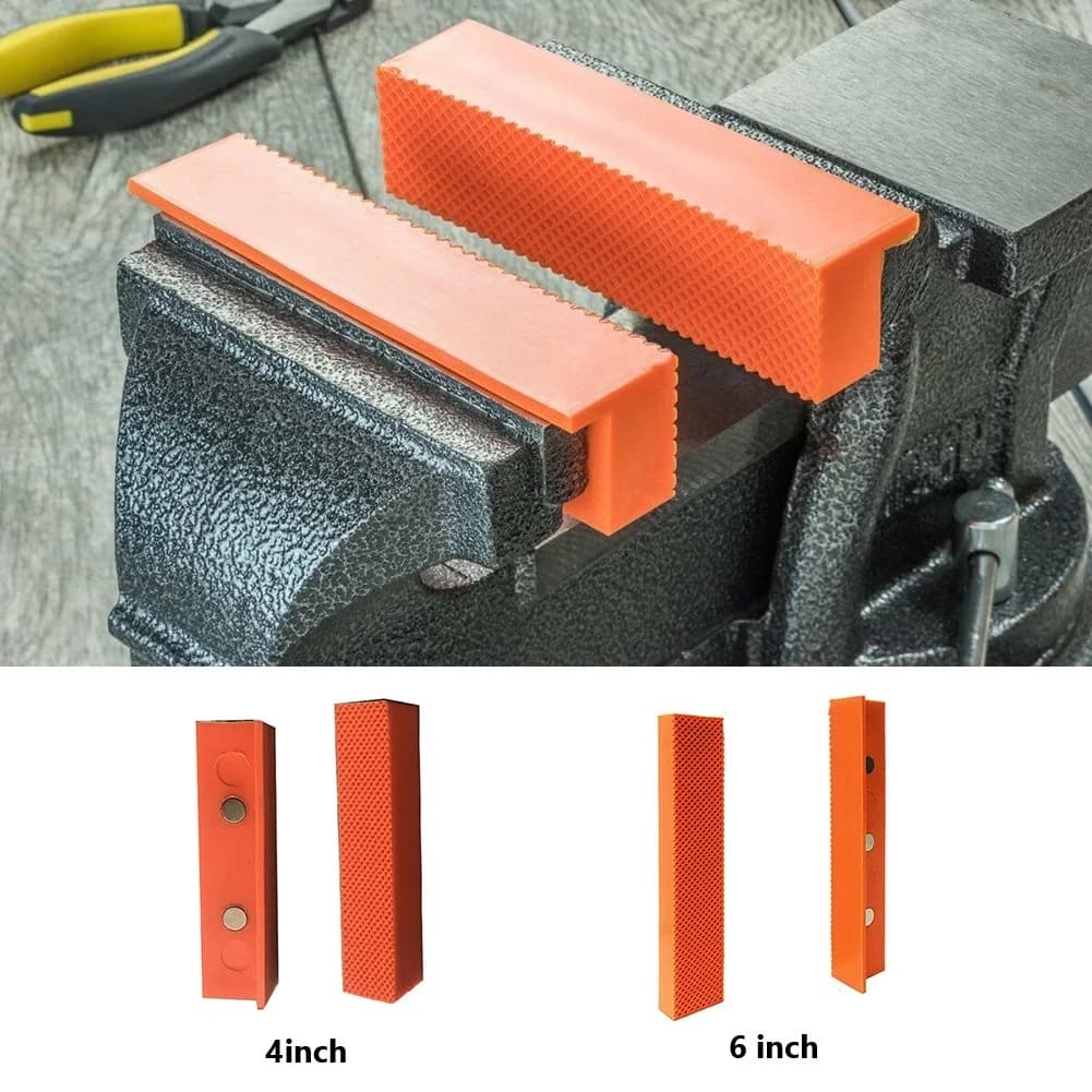 2 pcs 4/5/6 Inch Magnetic Soft Pad Rubber Roller Polishing Machines For Metal Clamping Machines For Meters Metal Hardening Machines