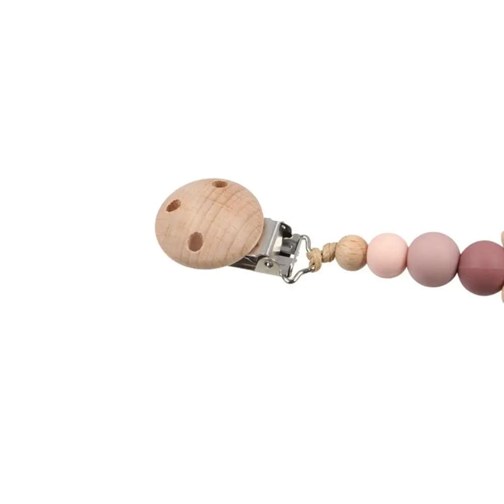 Clip in legno per ciuccio per bambini, clip per ciuccio per neonati, cinghie per massaggiagengive, catena porta ciuccio per neonati