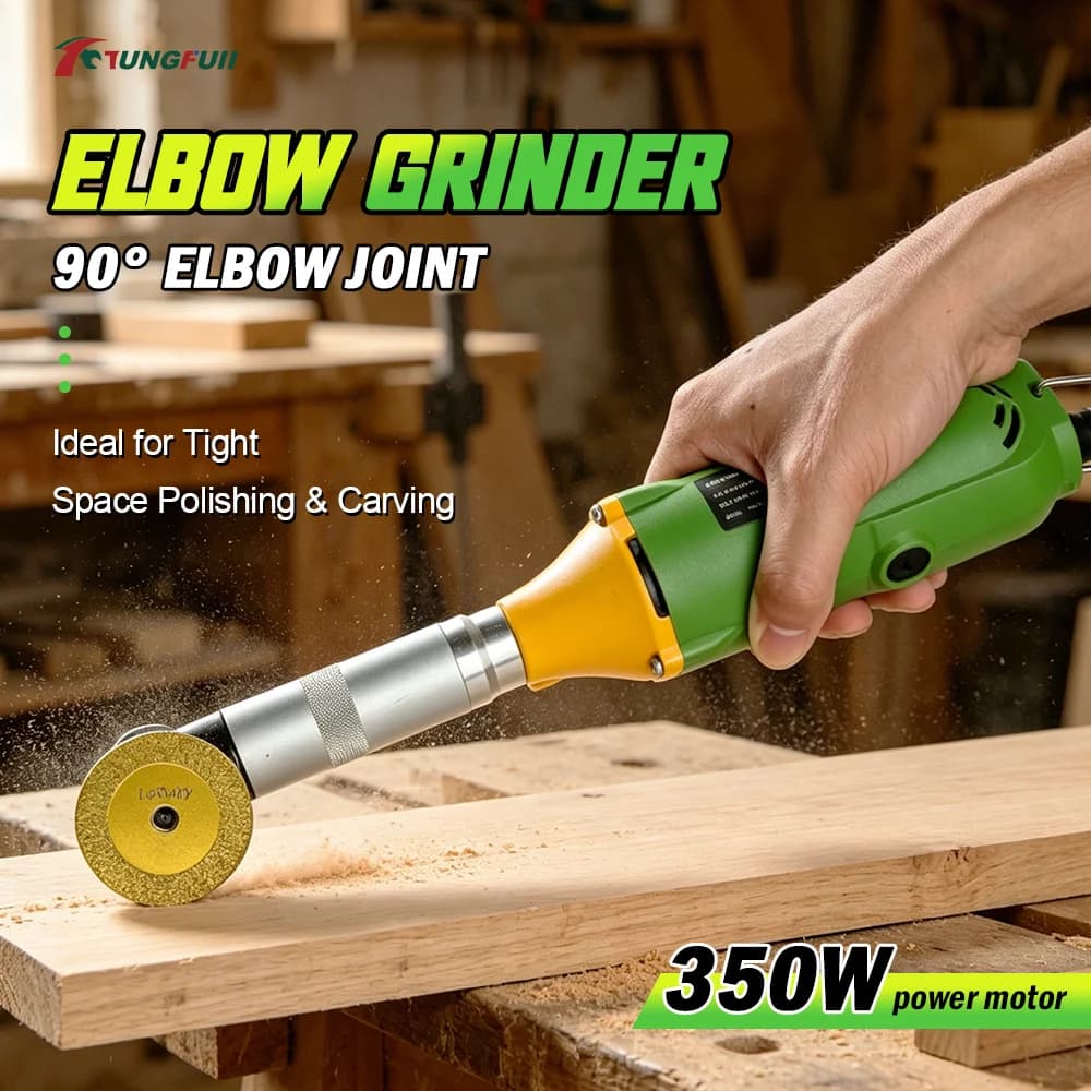 90° Tile Seam Cleaning Tool Set 15000RPM 6 Speed Micro Angle Grinder Electric Straight Sander Polisher Cutter EU Plug