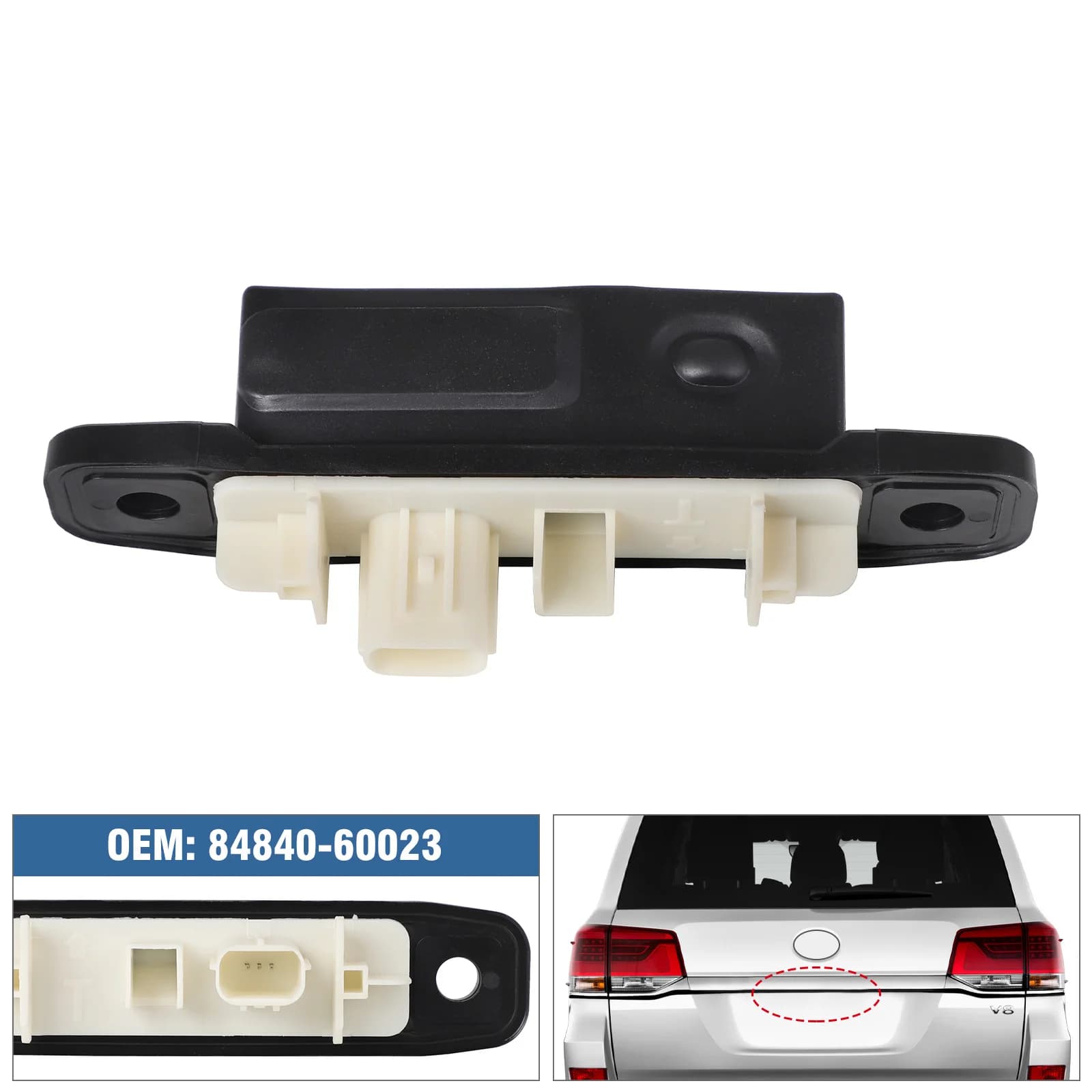 Portellone posteriore Auto Baule Posteriore Boot Porta Tasto Per Toyota Land Cruiser 18-21 Portellone Bagagli Interruttore Porta Pulsante di Apertura 8484060023