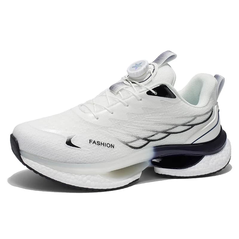 Scarpe Sportive Giovanili, Scarpe Primaverili da Uomo, Scarpe da Corsa Traspiranti con Chiusura a Rotazione, Scarpe Casual Ammortizzanti di Grandi Dimensioni, da Uomo