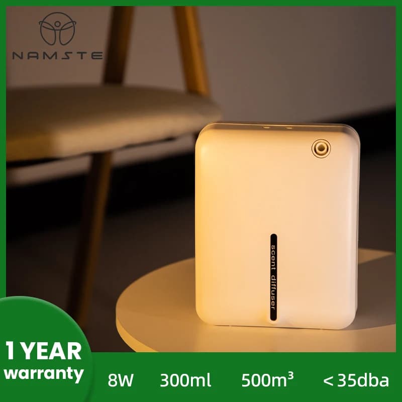 500m3 300ML Capacità Elettrodomestico Deodoranti Diffusore di aromi elettrico Oli essenziali Purificatore d'aria Fragranza per ambienti 8W Potenza