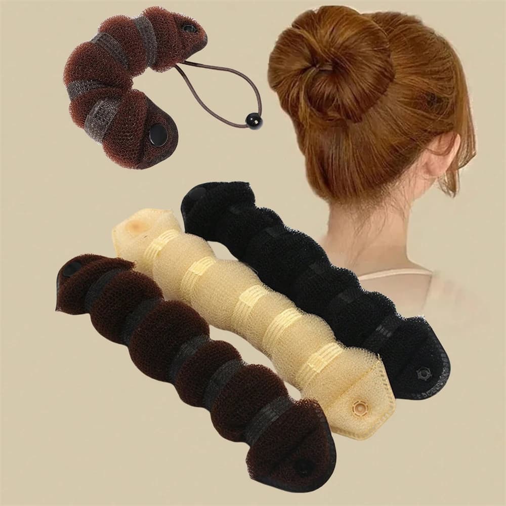 1pc rotolo magico spugna di schiuma moda creatore di panini per capelli ciambella strumenti per lo styling dei capelli acconciatura accessori per capelli per ragazze