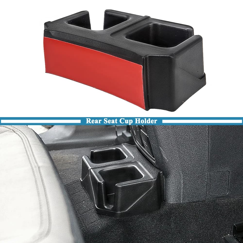 Portabicchieri Posteriore con Vano Portaoggetti e Organizzatore per Bevande per Ford Bronco 2021-2026 2/4 Porte - Accessori Interni Auto
