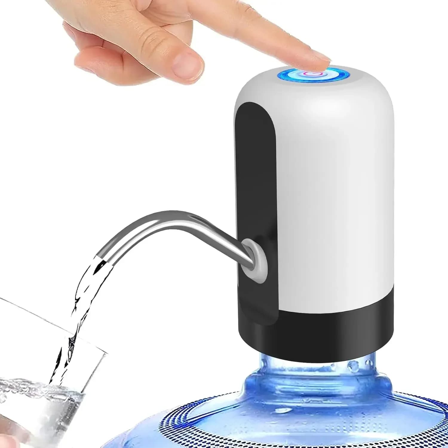 5 Gallon Portable Electric Water Bottle Pump Switch Mini Water Dispenser For Camping Kitchen Cook Home Kitchen